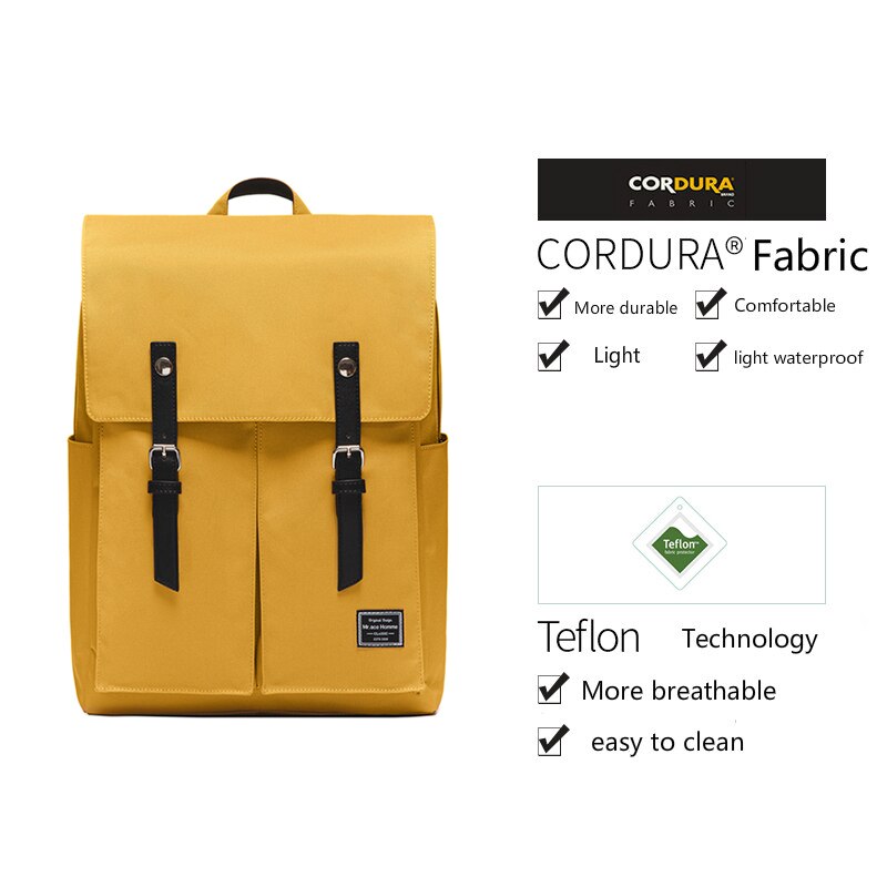 Gele Kleur Grote 15 Inch Laptop Rugzak Vrouwen School Rugzak Mannen Waterdichte College Tas Voor Meisje Grote Reizen Bagback jongen: Yellow