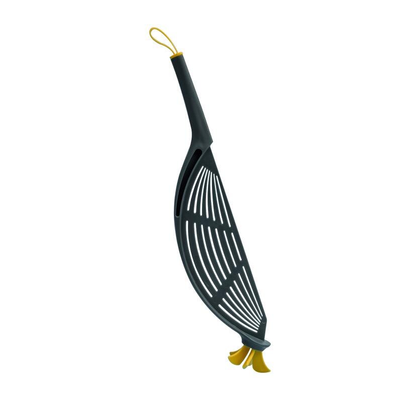 Plastic Rice Sieve Multifunction Rice Cleaner Foods Beans Sieve Drainer Tomato Fruits Drainer Brush Kitchen Cleaning Gadget: Dark blue