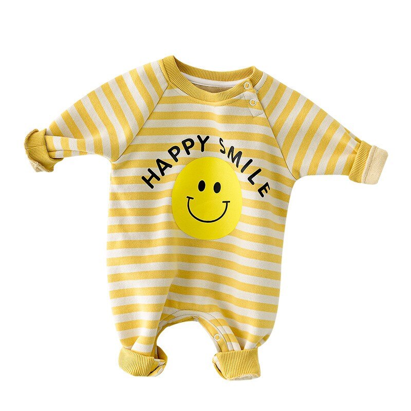 Herbst Baby Strampler Baby Punkt Banane Drucken Verdicken Langarm Kleinkind Gesamt freundlicher Jungen Und Mädchen Kleidung