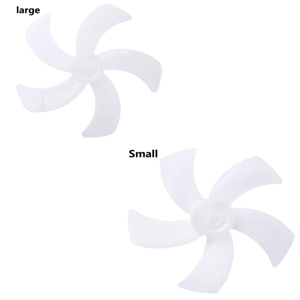 Household Ventilation Impeller Durable Plastic Fan Blade Low Noise Lightweight General 5-Leave Blades for Standing Table Fanners