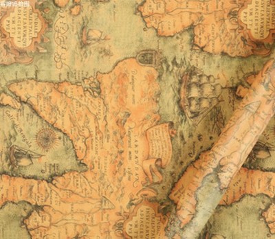 50*70cm Vintage vieux journal anglais européen ins Style accessoires Photo pour nostalgie nourriture photographie fond: Vintage map