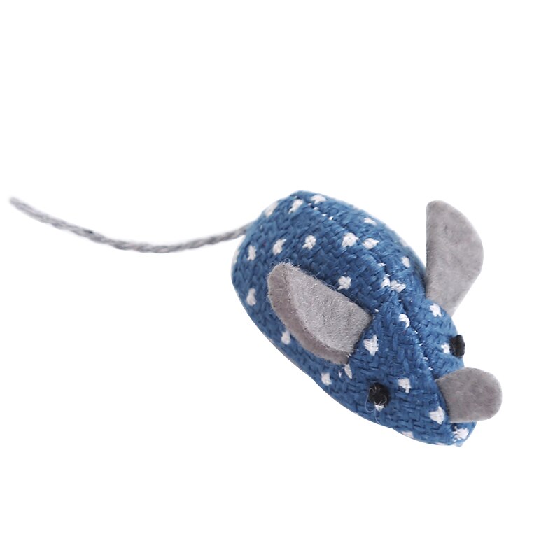 3 couleurs peluche chat jouet minuscule souris coton-rempli jouet mignon doux chats jouet chat fournitures produits pour animaux de compagnie fausse souris