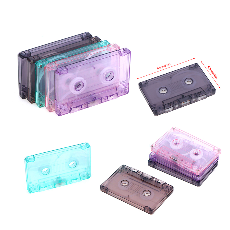 1pc Farbe leere Band hülle Audio- aufnahme Kassetten Band Schale leere Rolle zur Rolle Kassette (kein innerer Kern und äußehe Kasten)