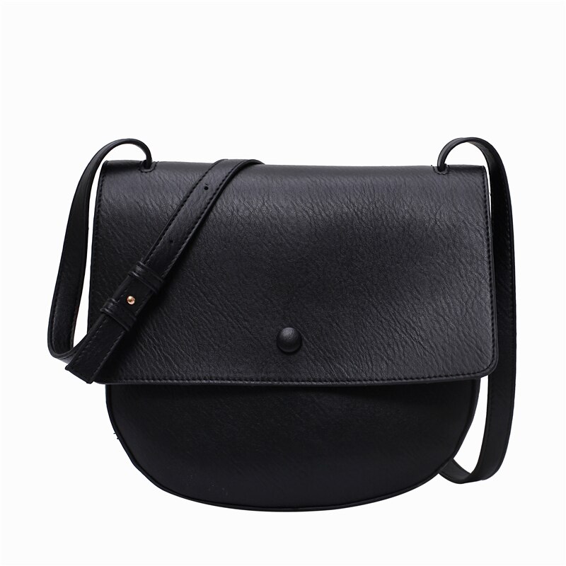 Handtassen luxe handtassen schoudertassen koerierstassen retro handtassen zachte leren handtassen: Zwart