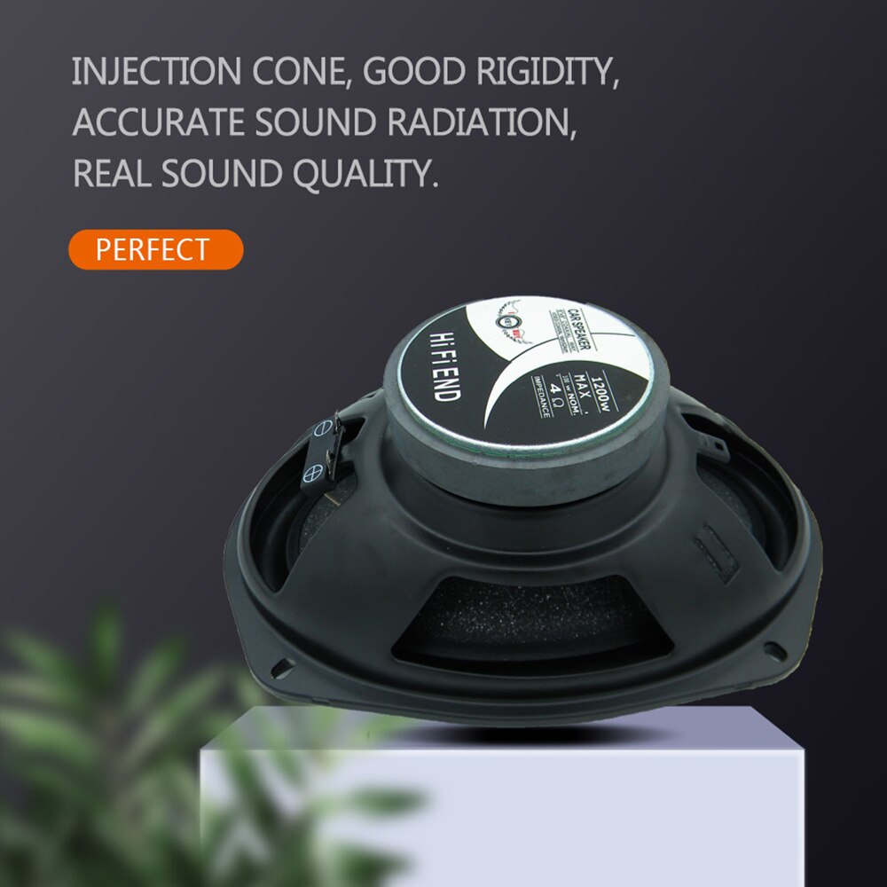 Grand Haut-Parleur 6x9 "1200 Watts puissant Tweeter Haut-Parleur Voiture Haut-Parleur plus fort Coaxial style Hifi haut-parleurs