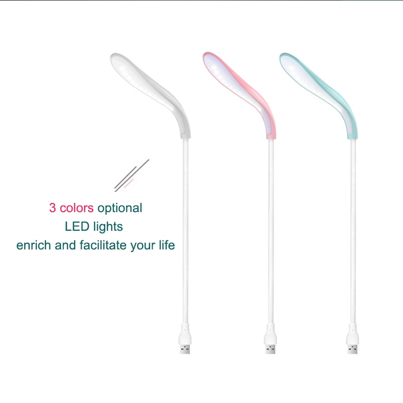 Mini Flexible Bendable USB Fan and USB LED Light Lamp USB Gadgets hand fan night light For Power Bank PC for Laptop