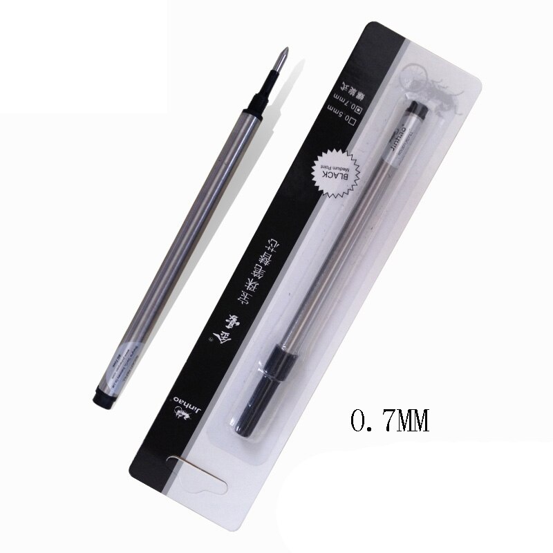 5Pcs Jinhao Schroef Type Vullingen Voor Rollerball Pen 0.7Mm Blauw Kiezen