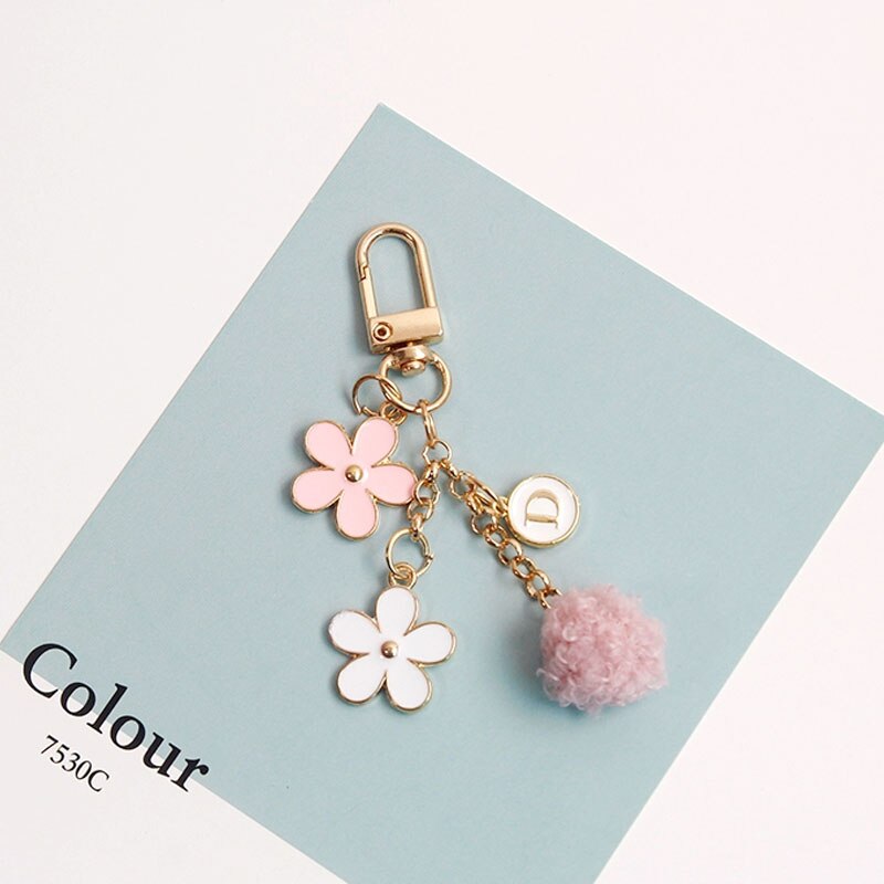 Cute Korean Smart phone Strap Lanyards for iPhone Samsung Keys Decoration Daisy Mobile Phone Strap Hang Rope Phone Charm