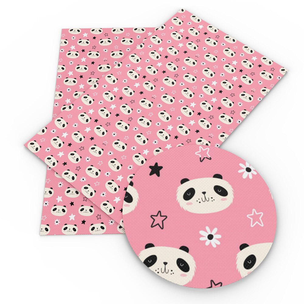 20*34cm panda painettu keinonahka kangas levy vinyyli keinonahka vaatteet verhoilu tee itse korvakorut hiusrusetit ,1 yc 11789: 1096019001
