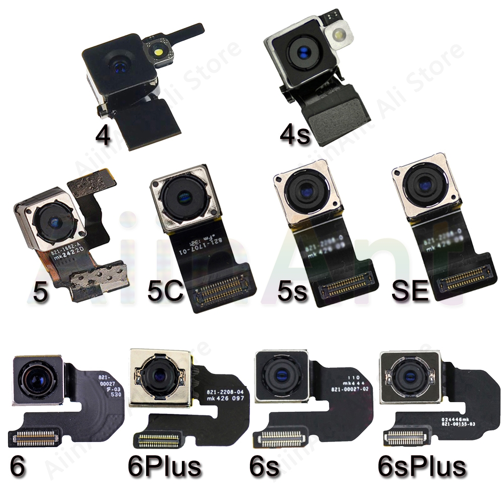 Original hoved bagkamera flex til iphone 6 6s plus  se 5s 5 5c back kamera flex kabel reparation telefondele
