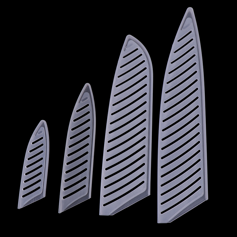 4 stücke Transparente Messer Abdeckung transparent Kunststoff Küche Messer Klinge Schutz Abdeckung Für 3/5/7/8 Zoll Messer