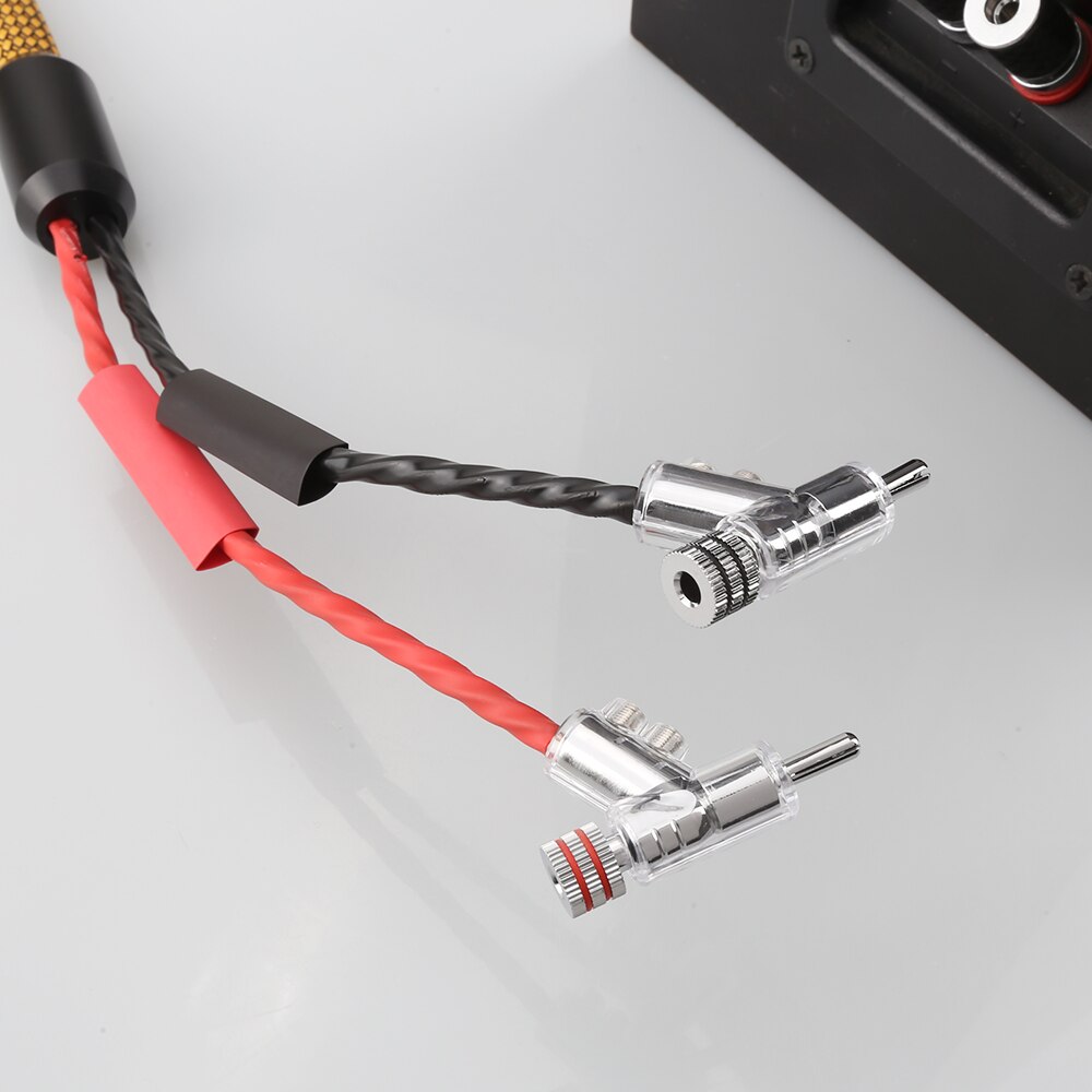 conector de enchufe BANANA de CABLE de altavoz chapado en rodio de alta gama, 100% de