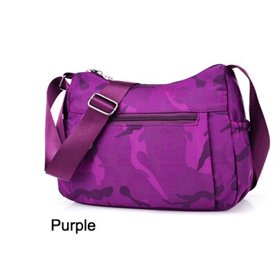 Tassen voor vrouwen Crossbody tassen voor vrouwen Goede waterdichte nylon Schoudertas vrouwen messenger bags ZK785: Purple