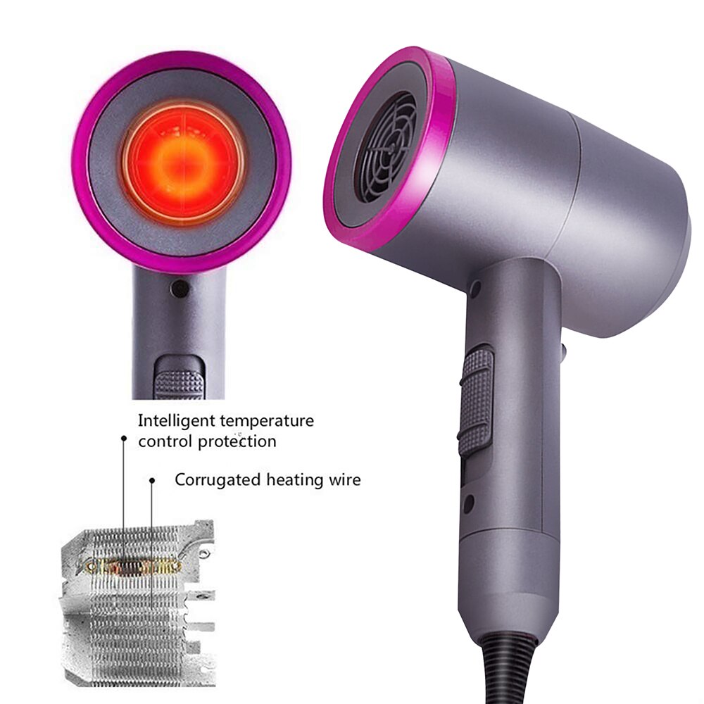 Hair Volumizer Dryer Mini Hair Blower 1100W High Power Hairdryer Blow Dryer One Step Portable Hair Blower