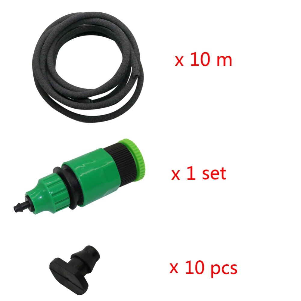 10M Soaker Hose Waterig Kit 4/9mm Porous Permeable Water Pipe Garden Agriculture Farm Orchard Drip Irrigation Leaking Tubing