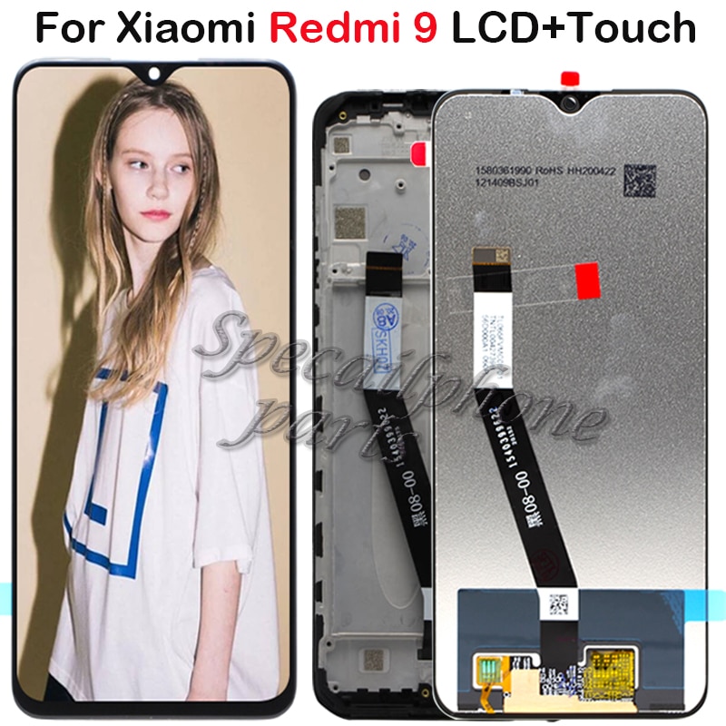 6.53 ''Voor Xiaomi Redmi 9 Lcd Touch Screen Digitizer Vergadering Vervangen Voor Xiaomi Redmi 9 Lcd Redmi 9 Lcd
