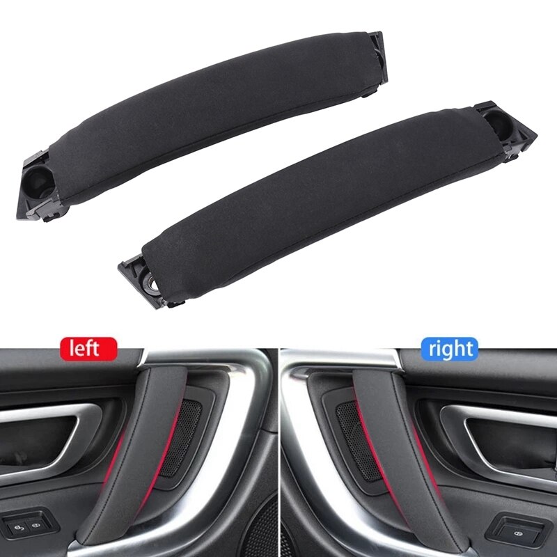 2PCS Car Leather Inner Door Handle for Land Rover Discovery Freelander