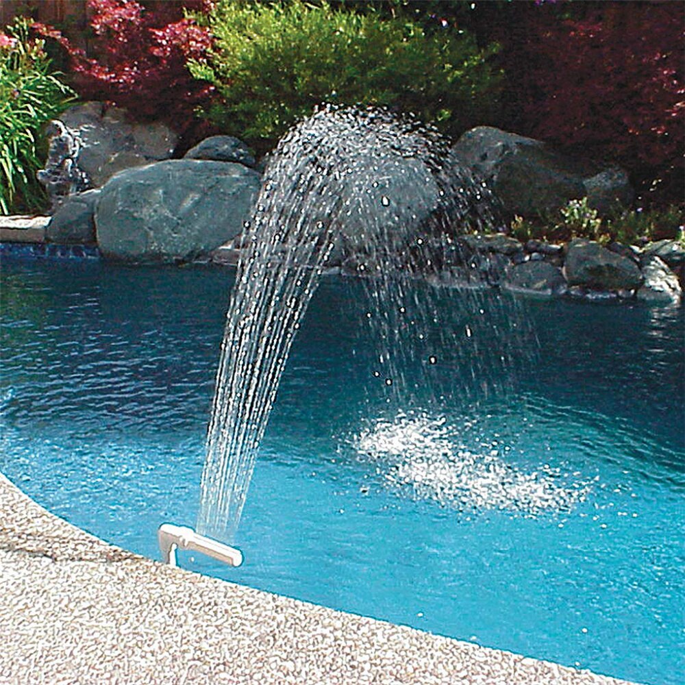 Pool Fountain Head Swimming Pool Waterfall Fountain Above Ground Cooling Sprayer for Outdoor Garden