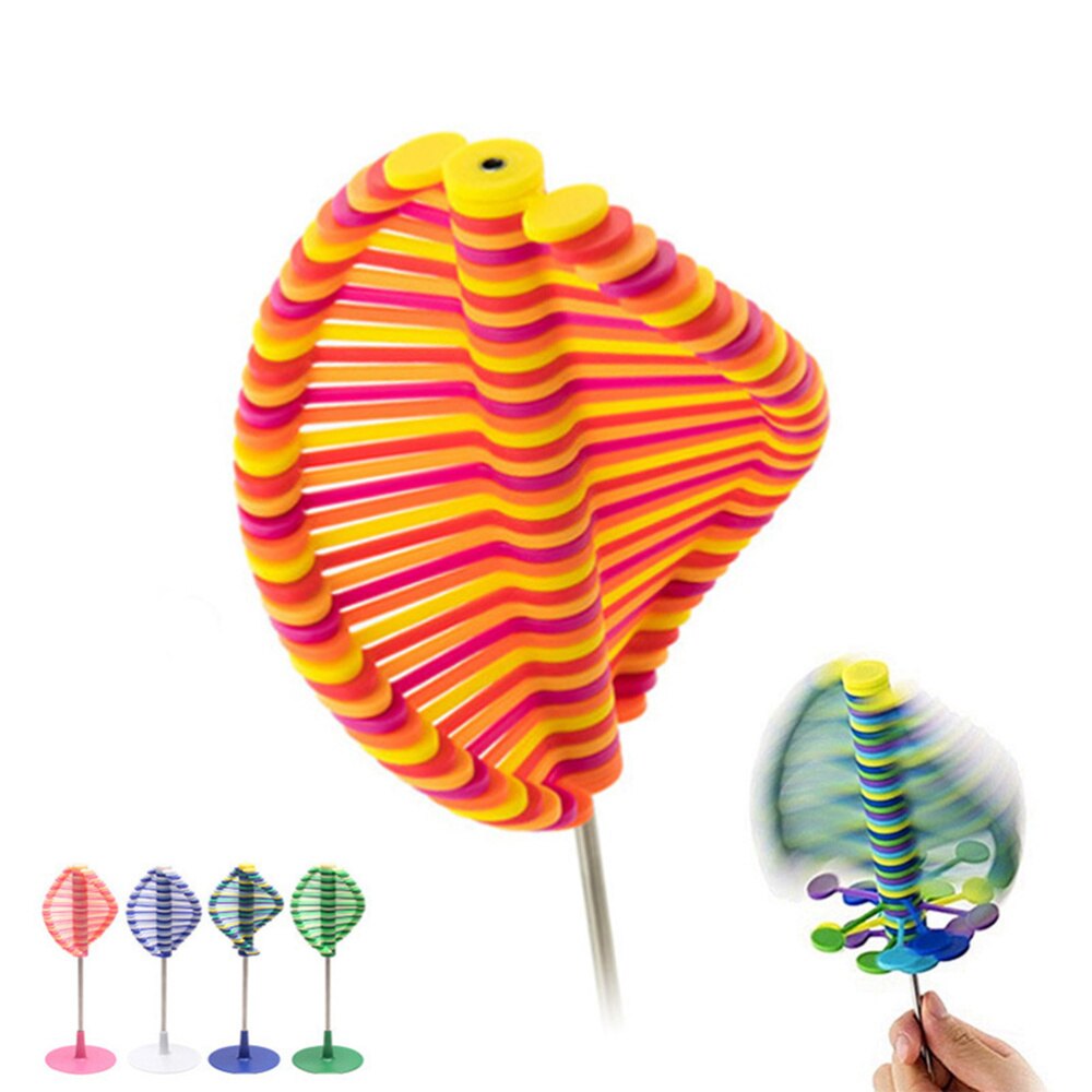 1 stuk roterende lolly decompressie speelgoed bureau plezier stressverlichter draai speelgoed tafeldecoratie drukverlagend speelgoed