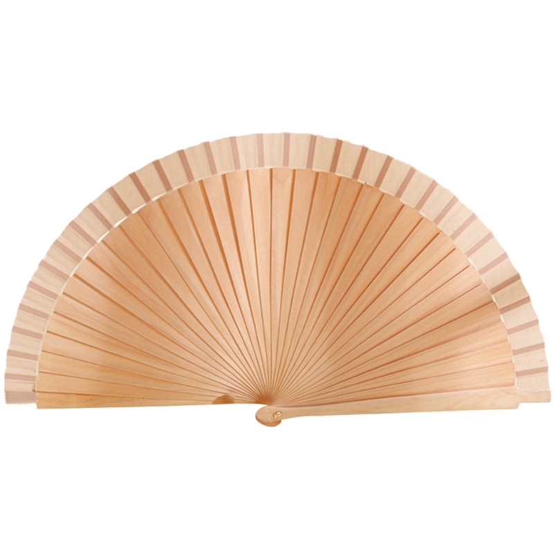 Abanico K1MF, abanico mano madera clásico y moderno, abanico plegable Color sólido español para bodas y: Verde oscuro