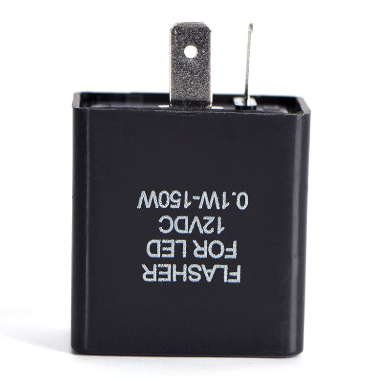 2 Pin Auto Motorfiets Led Flasher Relais 12V Universele Elektronische Verstelbare Freauency Led Richtingaanwijzer Blinker Flasher Relais