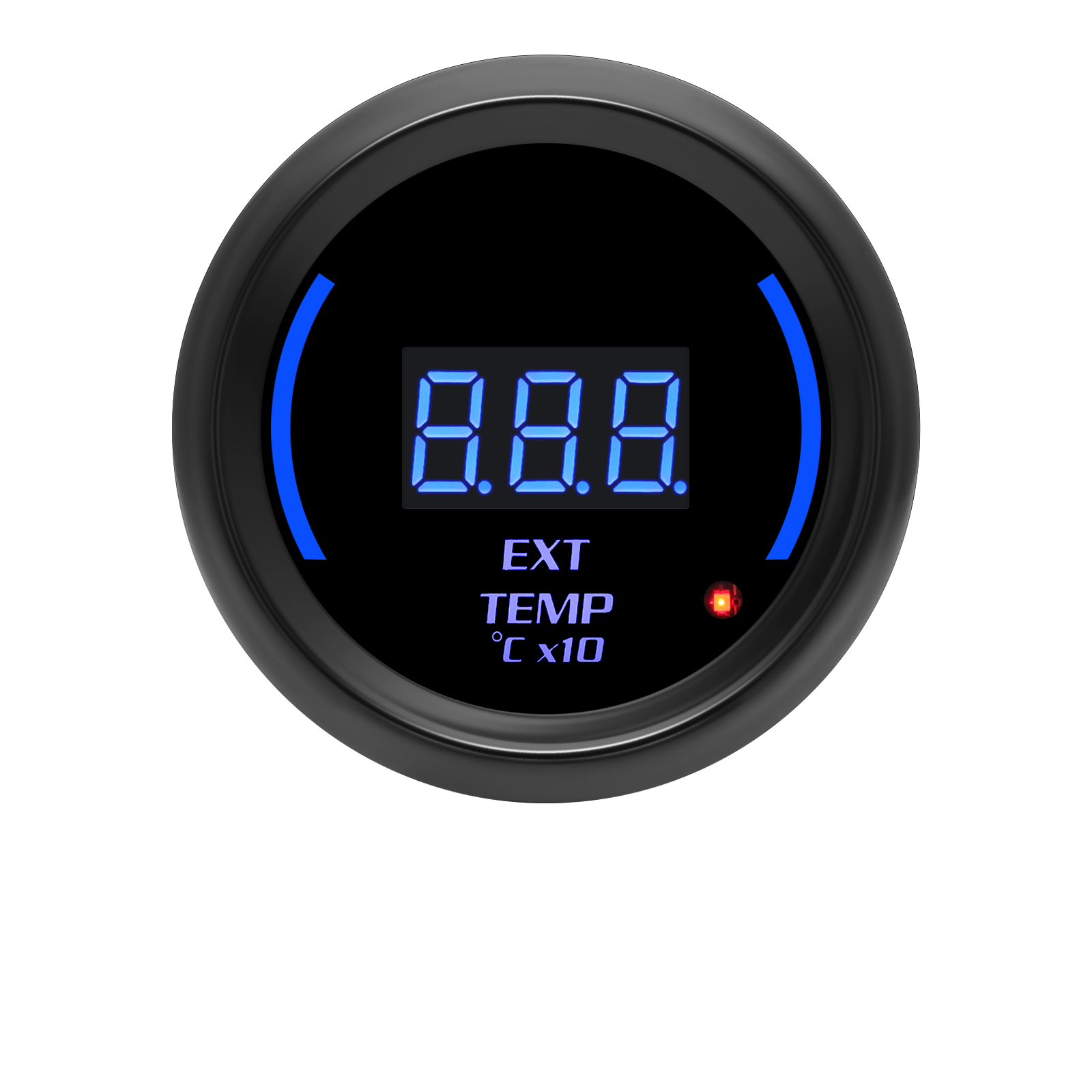 52mm Car EGT Digital Exhaust Temp Gauge with Sensor 1/8NPT Universal Exhaust Gas Temperature Meter 0-1300 Celsius Auto Gauge 12V