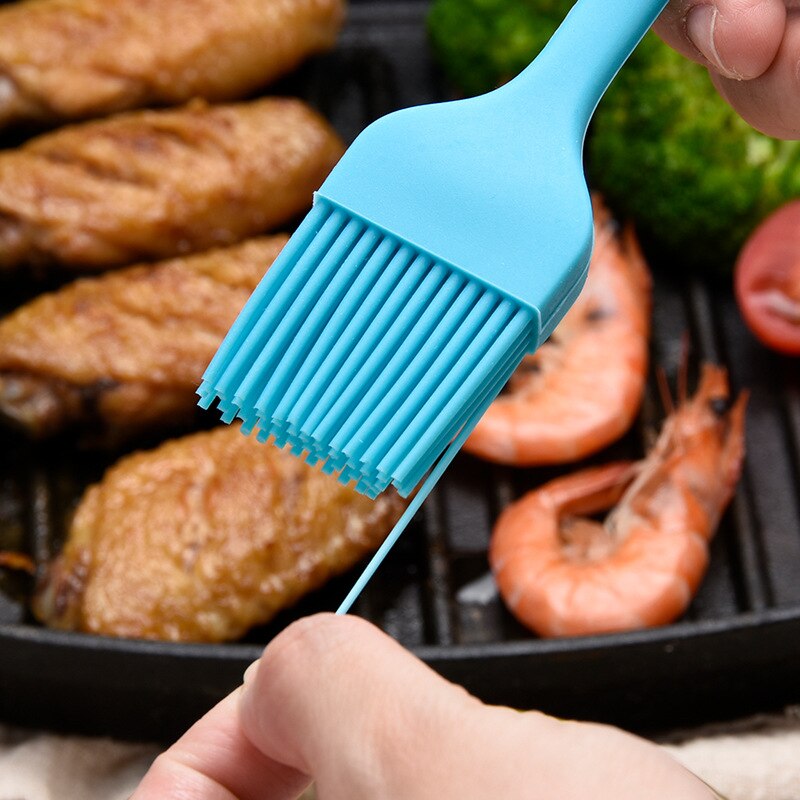 Non-stick Bbq Accessories Basting Brushes Tool Best Silicone Brush Baking Bakeware Bread Cook Brushes Pastry Oil Kitchen Gadgets