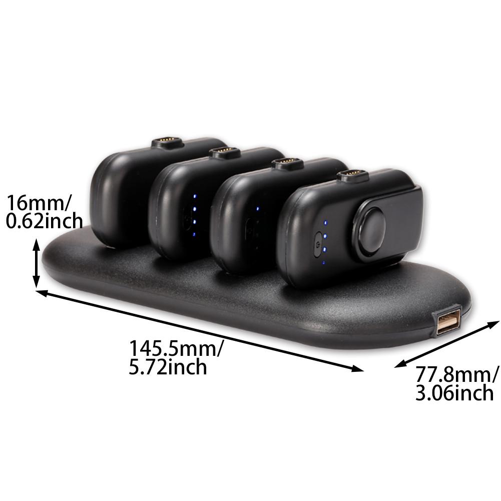 Mini Magnetische Charger Power Bank Micro Usb Type C 1000Mah Draagbare Batterij Oplader Voor 3 In1 Mobiele Telefoon Oplader magetic