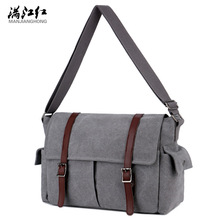 Herre dokumentmappe lærred messanger taske mand bolsos para hombres kontortasker til arbejde taske main homme mænd business crossbody tasker