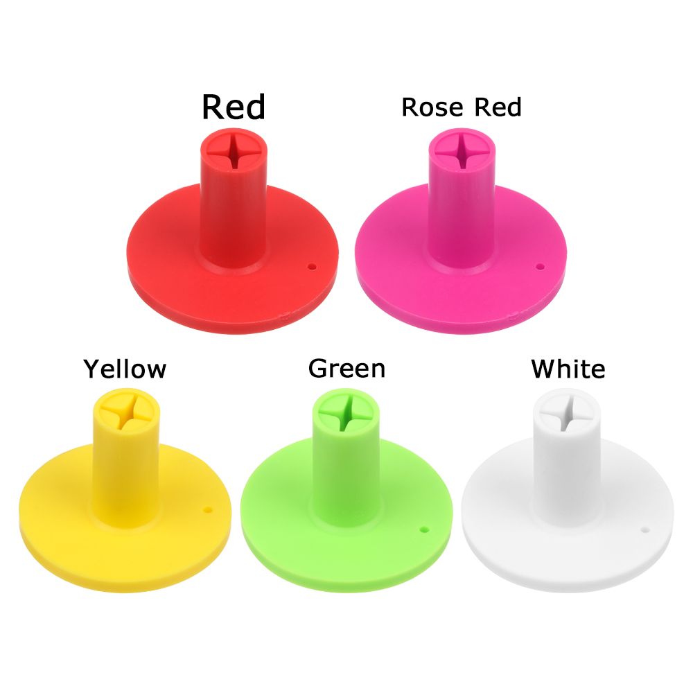 1pc Rubber Golf Tees Stability Tee Holder 5 colors 3.8 cm height Golf Training Aid for Driving Range and Practice Mat