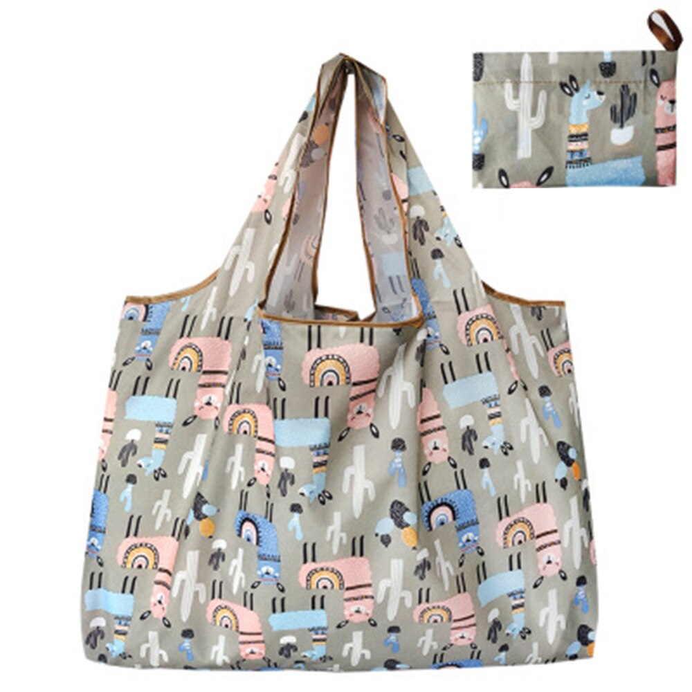 Bolsos para compras reutilizables a prueba de agua, bolsas reciclables de gran capacidad,: 7