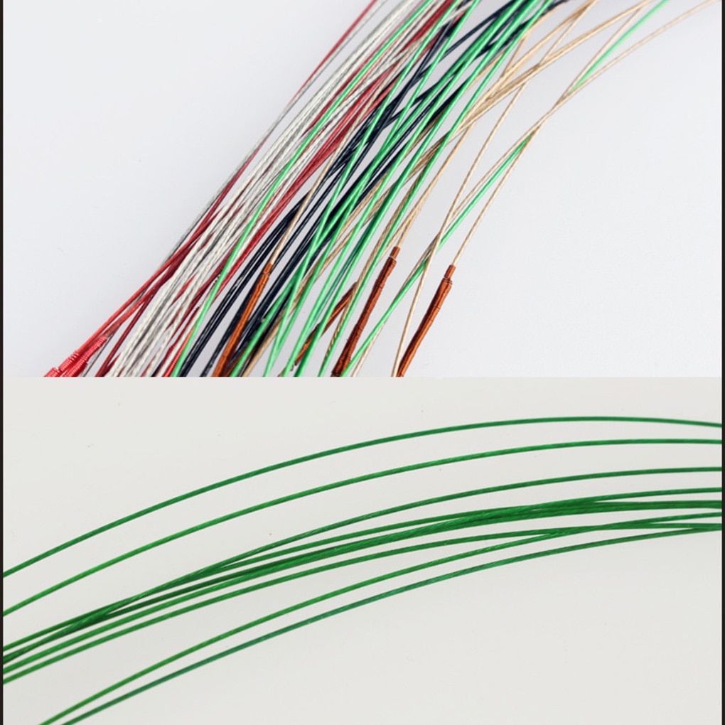 10pcs Fishing Wire Leaders Stainless Steel Braided Trace Spinning Leader Rigs Steel Wire Fishing Line