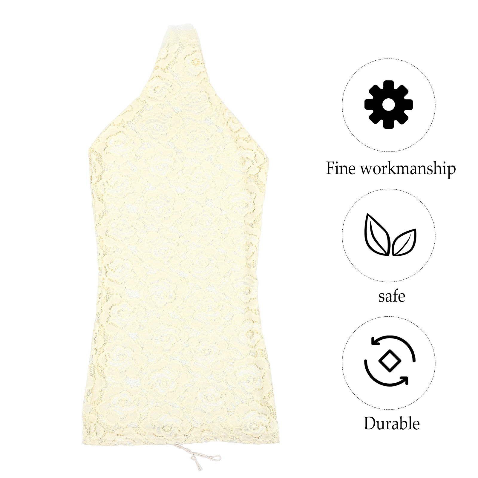 Mannequin Decorative Fabric Lace Cover Female Mannequin Upper Body Cloth Cover