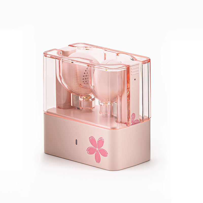 MOONDROP BLOCK High Semi in ear Flath ead Earbuds Bluetooth V5.4 13mm Bass-Enhanced Dynamic Driver Touch Operation: Pink