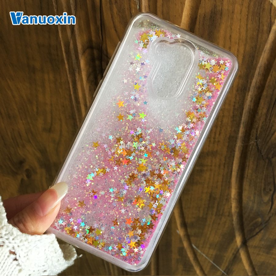 Vanuoxin Voor case Huawei Honor 6A case Voor Huawei Honor 6A case cover Coque Dynamische Glitter Vloeibare Siliconen Zachte TPU Telefoon gevallen