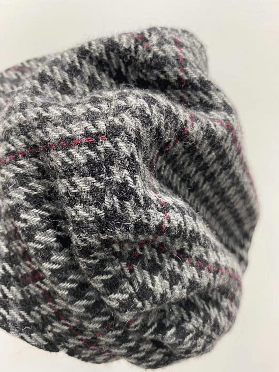 100% Wol Vrouwen Hoed Toevallige Wilde Mode Dame Plaid Hoeden