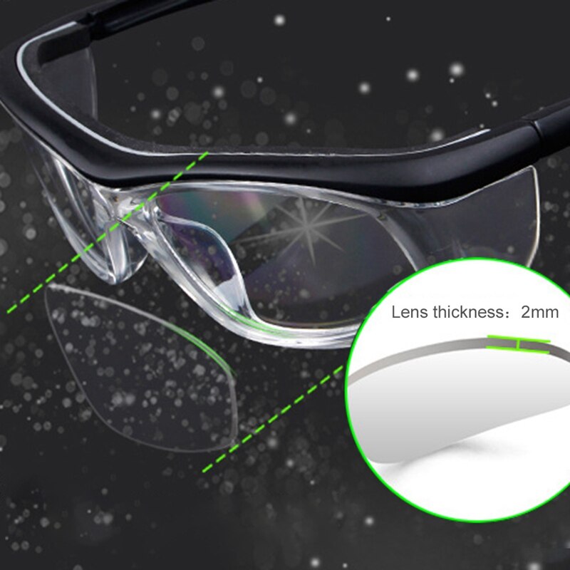 Arbeit Schutzbrille Anti-Spritzen Wind Staub nachweisen Schutzbrille Optische Objektiv Rahmen Für Forschung Radfahren Augen Schutz