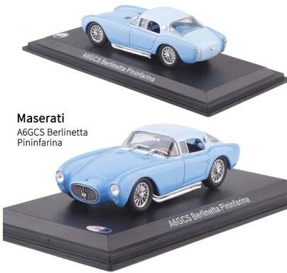 1:43 Bilancia Italia Maseratis Pressofuso In Lega Modello di Auto Veicolo Giocattoli Antico Vintage Sport Muscolare Per I Bambini Giocattoli Regali Scatola Originale: 13