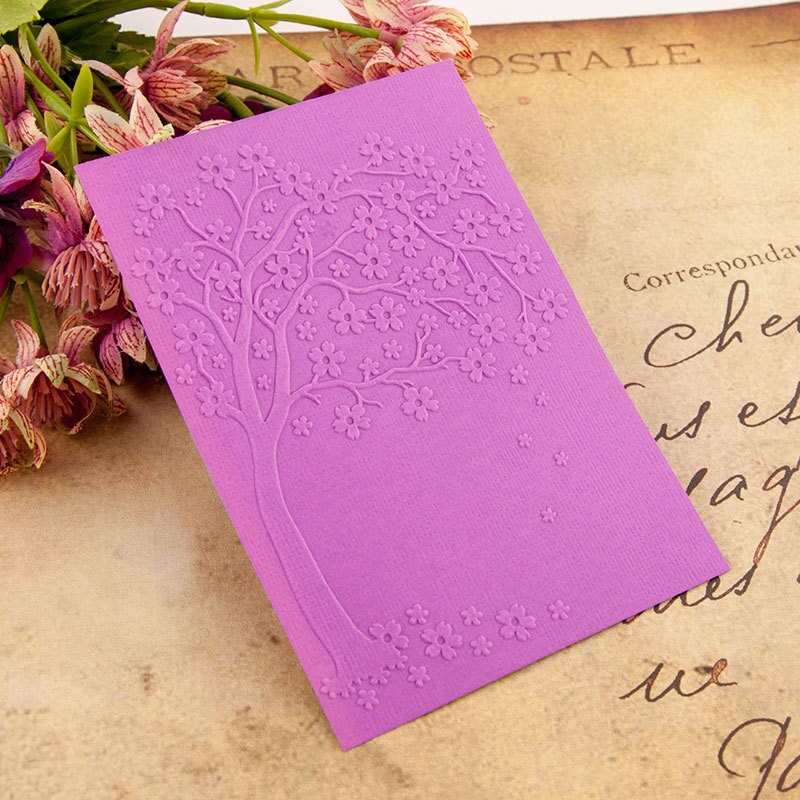 Embossing Folders Collection Folders for Scrapbook Folder for Scrapbook DIY Album Card Tool Plastic Template Em1911 Tree