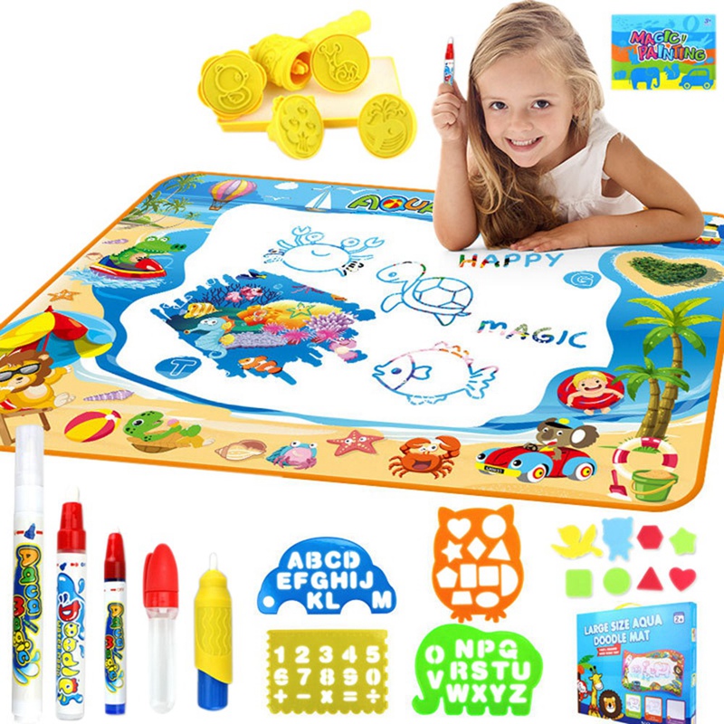 100 x 70cm wasser-leinwand kinder- #39 -schreib-graffiti-decke: Default Title