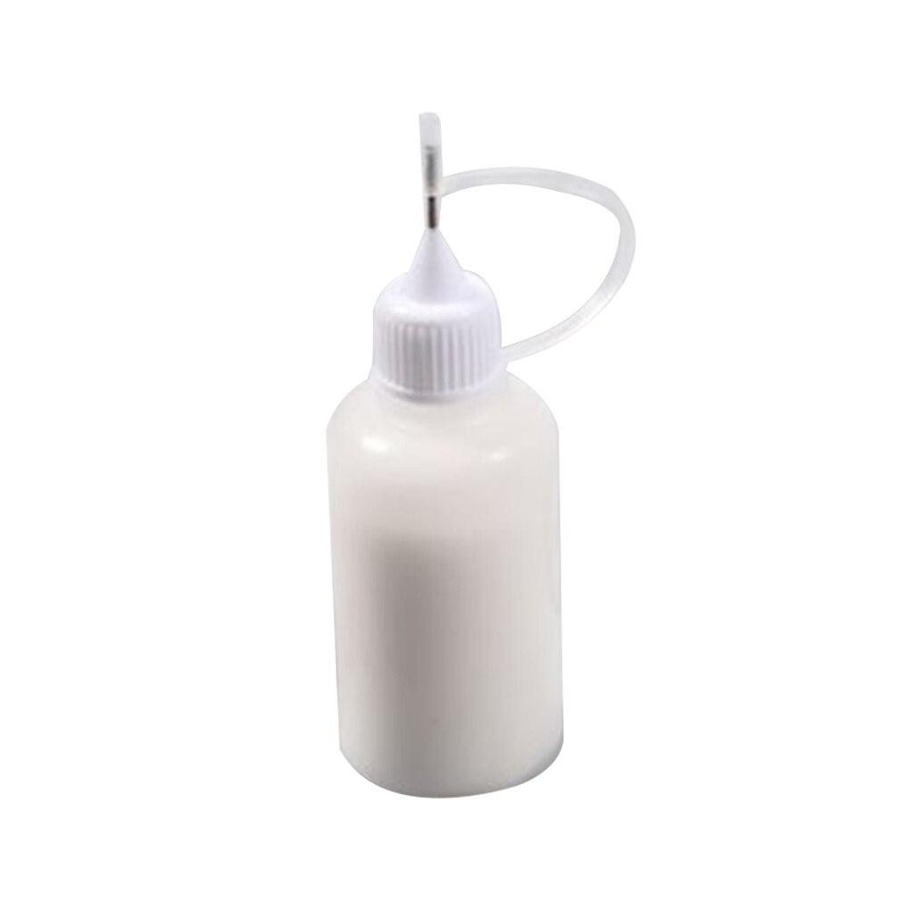 30Ml Lege Lijm Fles Met Naald Precisie Tip Applicator Fles Voor Papier Quilling Diy Craft