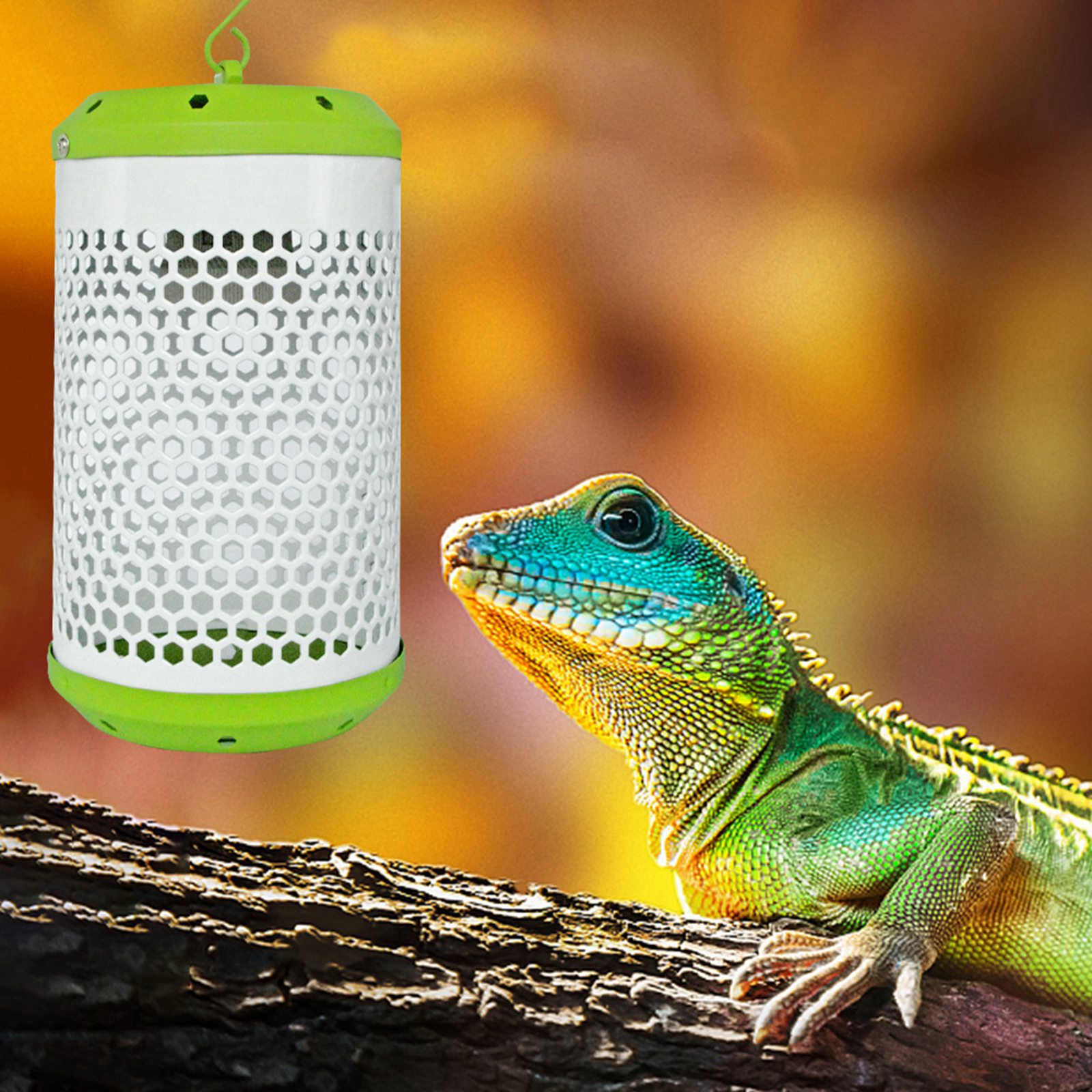 Reptiel Warmte Lampen Met Beschermhoes Keramische Warmte Lamp Met Anti-Brandwonden Kooi Reptiel Heater Lamp Terrarium Verlichting