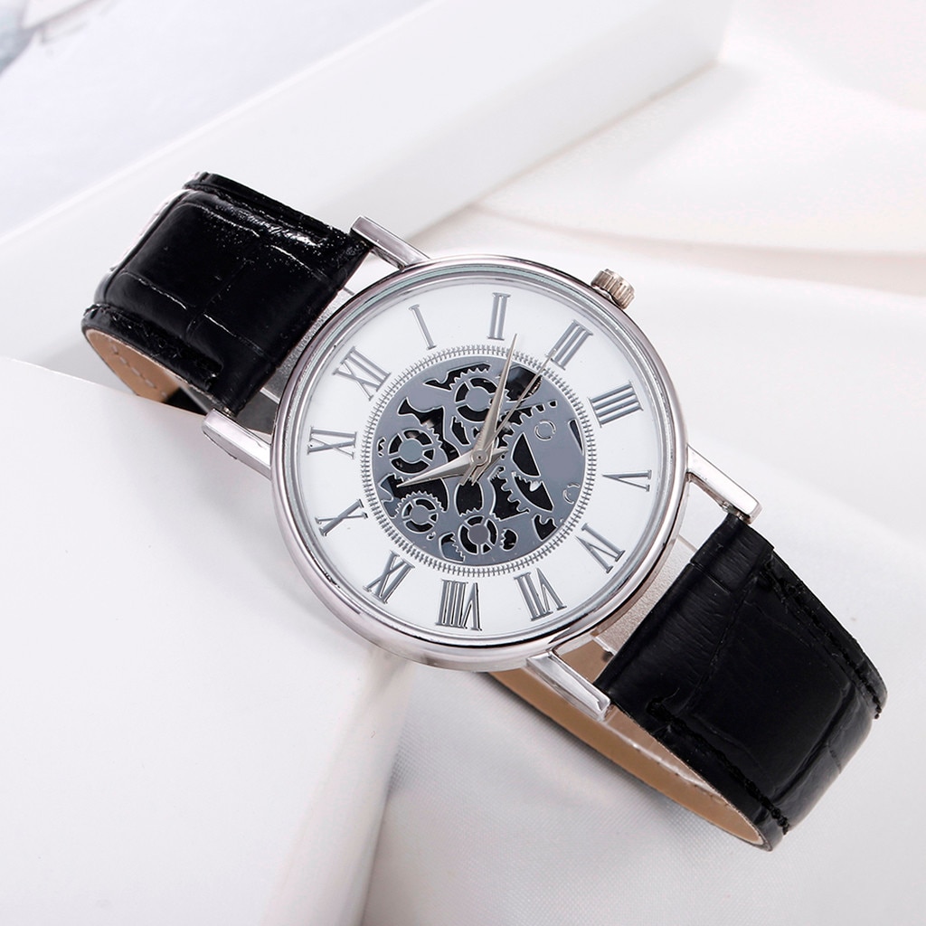 Watches Mens Gmt Leather Strap Watch OTOKY Watch For Women Business Sport Wrists Watches Female Bracelet Clock