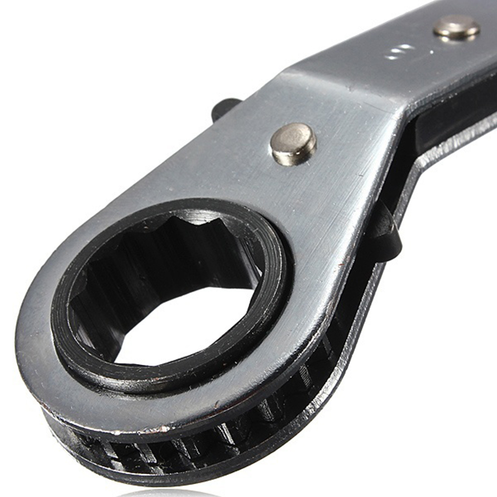4 Sizes Ratchet Spanner Combination Wrench A Set of Keys Gear Ring Wrench Ratchet Handle Chrome Vanadium Fully Reversible