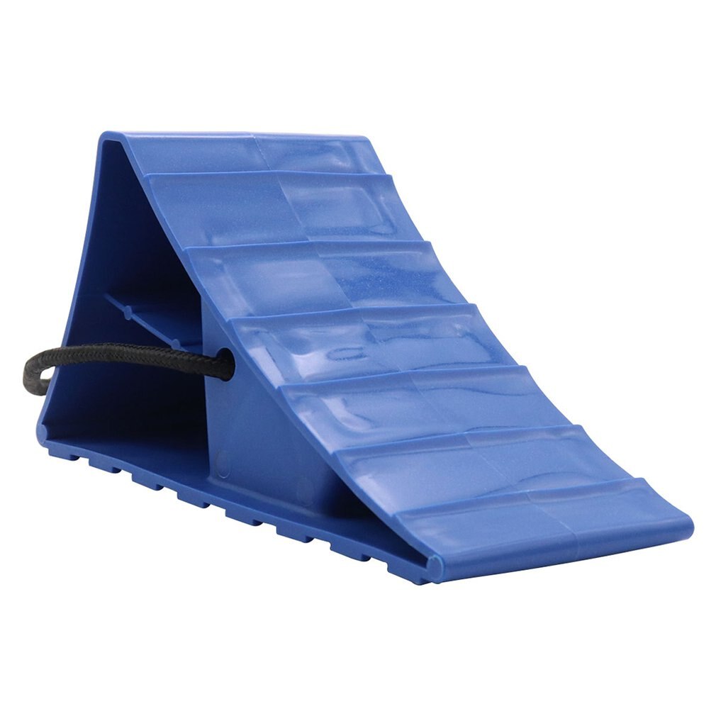 Anti Slip Voertuig Auto Vrachtwagen Wiel Band Chock Stop Blok Blauw Band Anti Stopper Wieluitlijning Blok Band Ondersteuning Pad