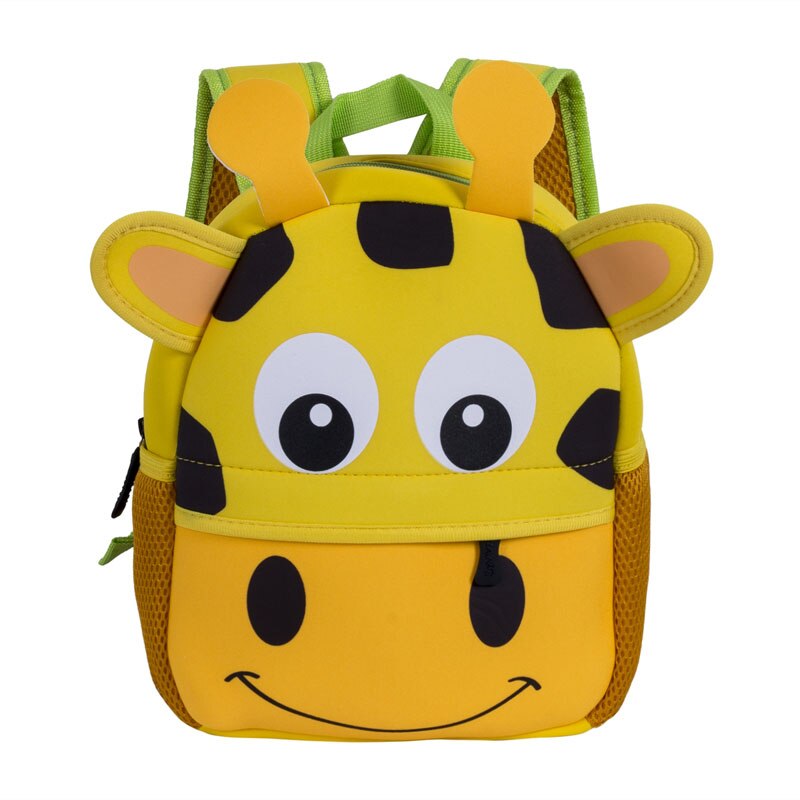 Kid toddler rygsæk børnehave skoletaske baby piger drenge tegneserie dyretaske skuldertaske børn skoletasker: Giraf
