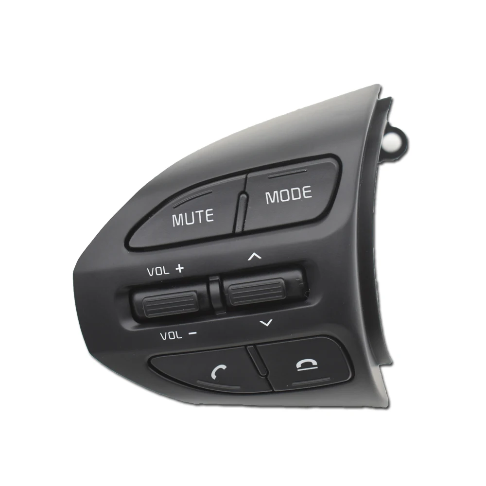 Pulsanti di controllo della velocità del volante per KIA K2 RIO 2017 2018 2019 RIO 4 manopola del cambio dell'interruttore del volume del telefono Bluetooth per parti di automobili: marrone