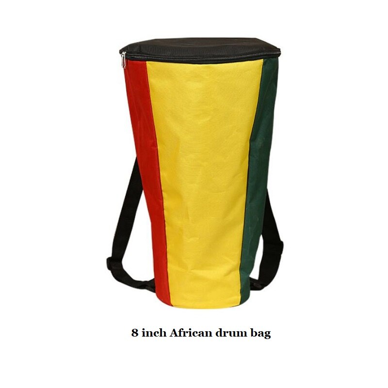 8 "10" 12 "afrikanische Trommel Tasche Neue Wasserdichte Stoff Rucksack für Trommel Tragen Griff Afrikanische Trommel Tasche wasserdichte Trommel Rucksack: 8 inch