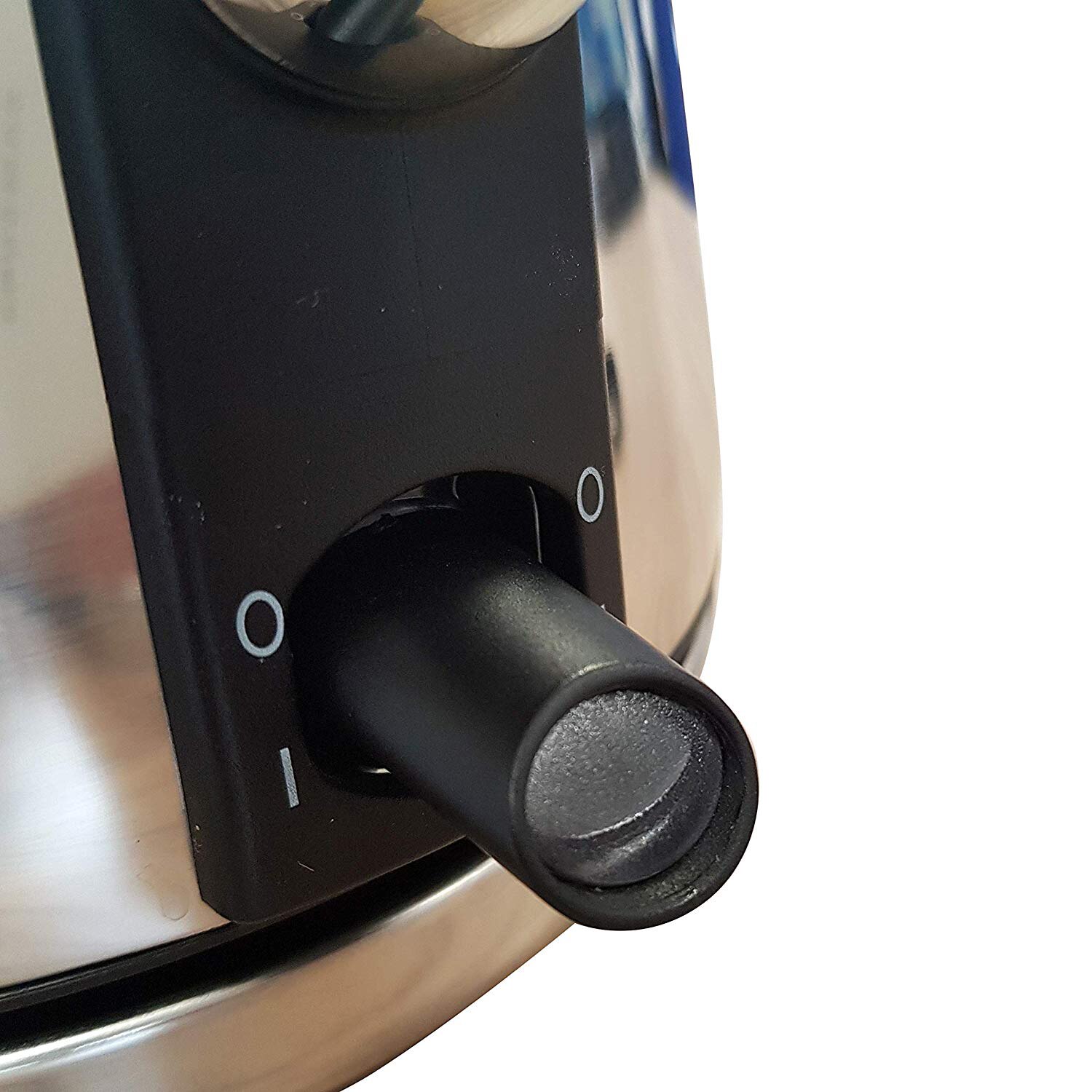MPM MCZ-71P – bouilloire à eau électrique, 1,7l, sans BPA, en acier inoxydable Résistance cachée, sans fil, arrêt automatique, argent, 2200W
