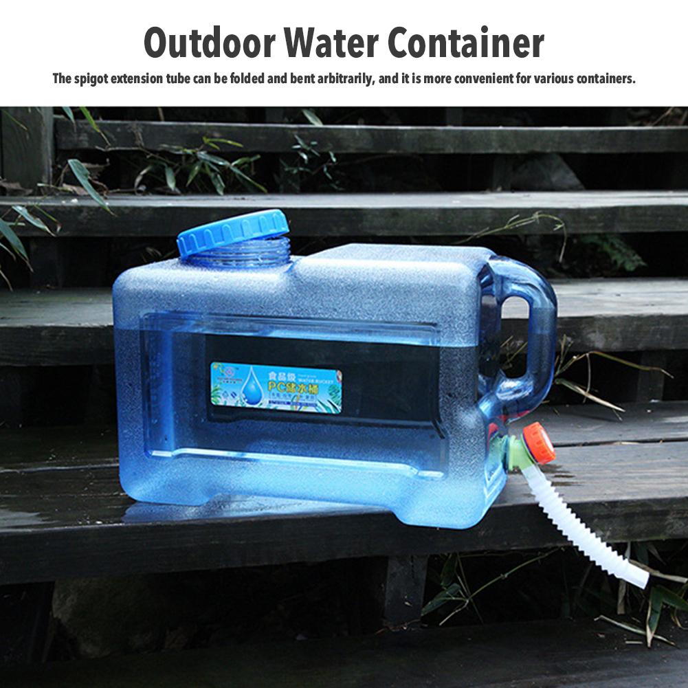 Outdoor Water Container Carboy Met Spigot Draagbare Water Opslag Carrier Jug Kantine Voor Camping Wandelen Emergency